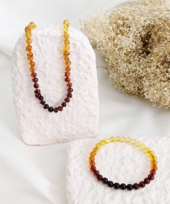 Natural Ambers Yetiskin Kolye & Bileklik Set